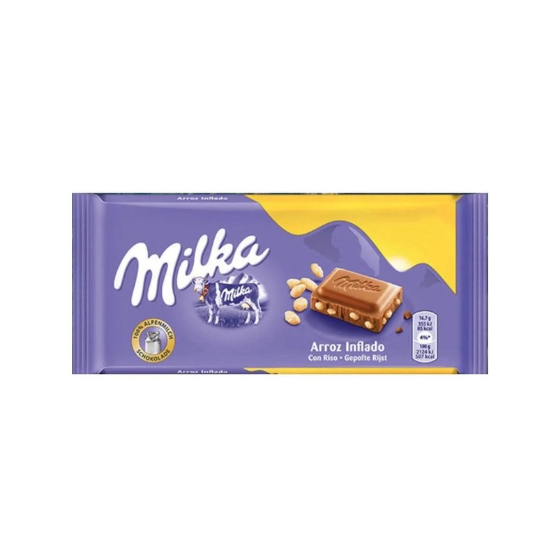 Milka Chocolate Rice crisp 20 x100g